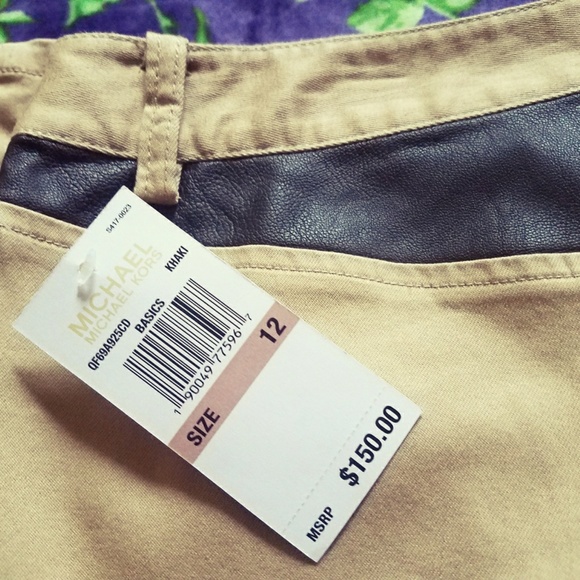 NWT Michael Kors Khaki Bootcut/Flare Jean - Picture 3 of 7